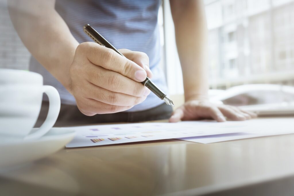 Young startup business people